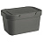 Ящик универсальный с крышкой "LUXE" 189х132х110мм 1,9л (серый) (то)