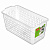 Корзинка универсальная 280х135х123мм (бесцветный)(то)