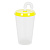 Стакан 0,5л (с крышкой и трубочкой)(желтый) (то)