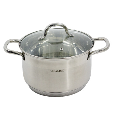 Кастрюля 2,7л d-18см (нерж сталь)