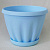 Горшок "Знатный" 2л d180мм голубой