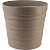 Кашпо "Бархан" с донышком 7,5л Мокачино