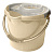 Ведро "Malta" круглое 12л с отжимом МОП (бежевый флэк)