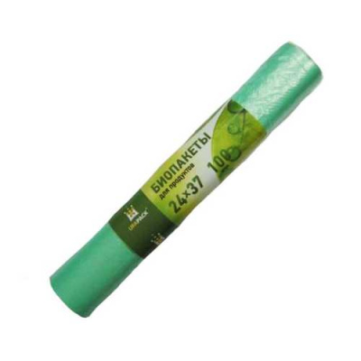 Фасовочные пакеты д/продуктов БИО 24х37  100 шт. в рул.