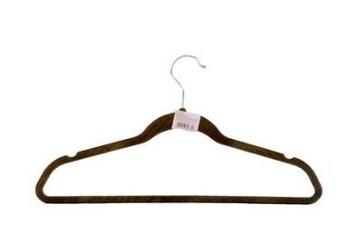 Вешалка для одежды, велюр, 40см