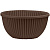 Кашпо "Верде" 6л. Тёмно-коричневый