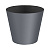 Горшок для цветов "Rosemary" D200мм, 4л с дренажной вставкой (серый)