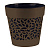 Кашпо "Блоссом" 3,5л Трюфель/Чёрный