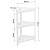 Этажерка треугольная (3 секции)(белый)(то)