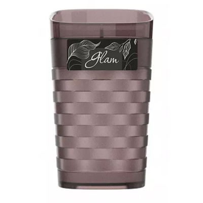 Стакан для зубных щеток Glam (шоколад) (то)