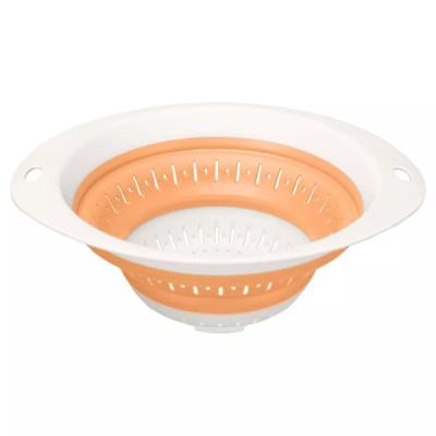 Дуршлаг круглый складной ZOOM 2Л (Оранжевый) (то)