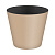 Горшок для цветов "Rosemary" D230мм, 5л с дренажной вставкой (бежевый)
