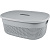 Корзина для хранения с крышкой OSLO 12л серый шторм (то)